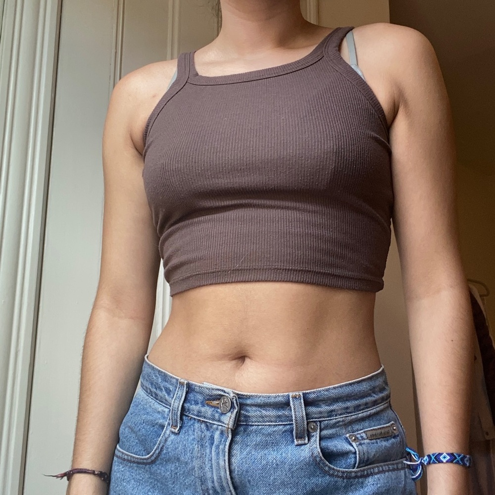 Brown Tank Top